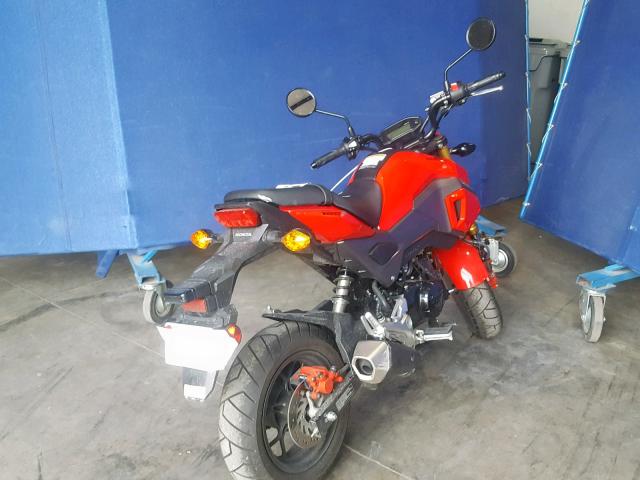 MLHJC7556J5002684 - 2018 HONDA GROM 125 RED photo 4