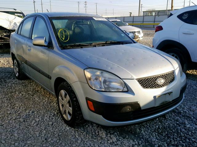 KNADE123666065440 - 2006 KIA RIO BLUE photo 1