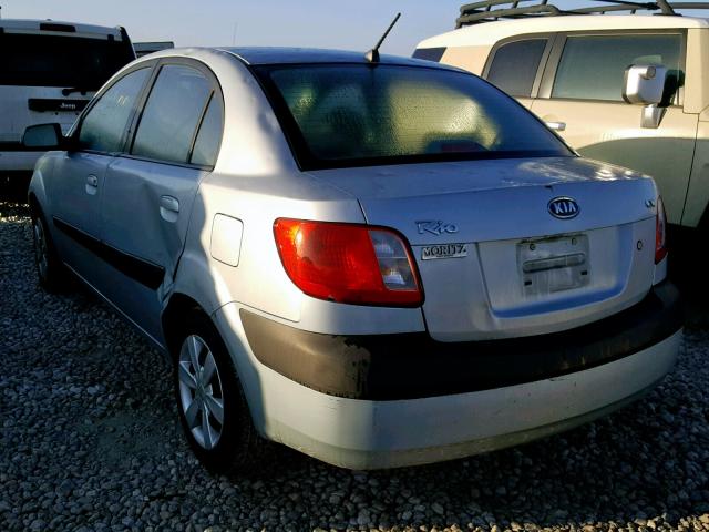 KNADE123666065440 - 2006 KIA RIO BLUE photo 3