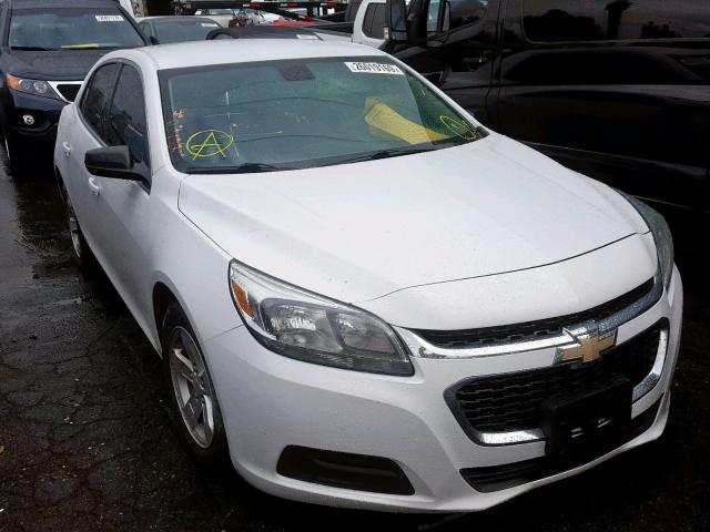 1G11A5SL0FF121972 - 2015 CHEVROLET MALIBU LS WHITE photo 1
