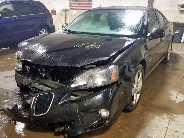 2G2WC58C381119758 - 2008 PONTIAC GRAND PRIX BLACK photo 2