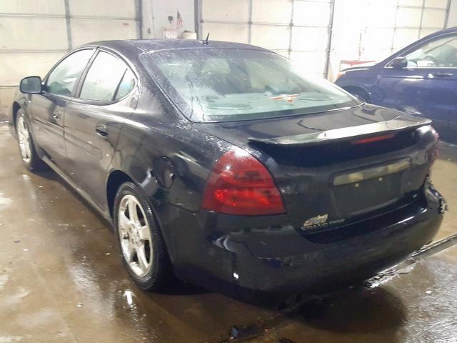 2G2WC58C381119758 - 2008 PONTIAC GRAND PRIX BLACK photo 3