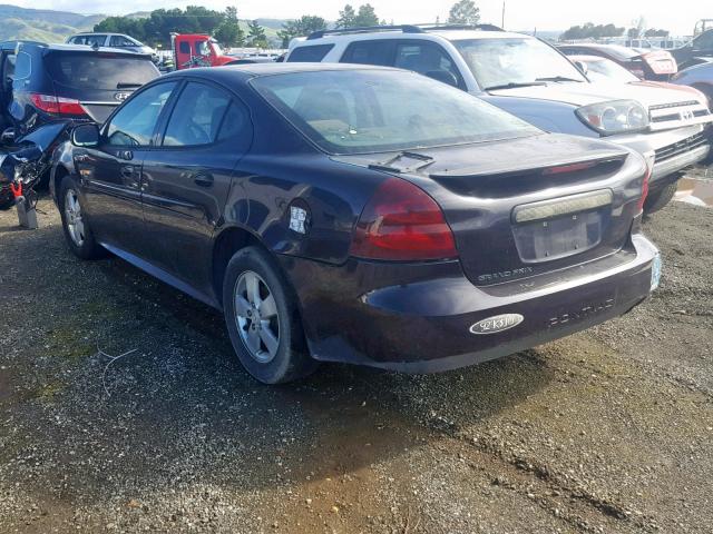2G2WP552771184871 - 2007 PONTIAC GRAND PRIX PURPLE photo 3