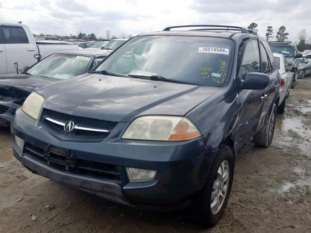 2HNYD18673H523256 - 2003 ACURA MDX TOURIN BLUE photo 2