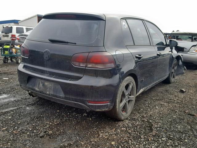 WVWDB7AJ8CW309454 - 2012 VOLKSWAGEN GOLF 黑色 照片 4