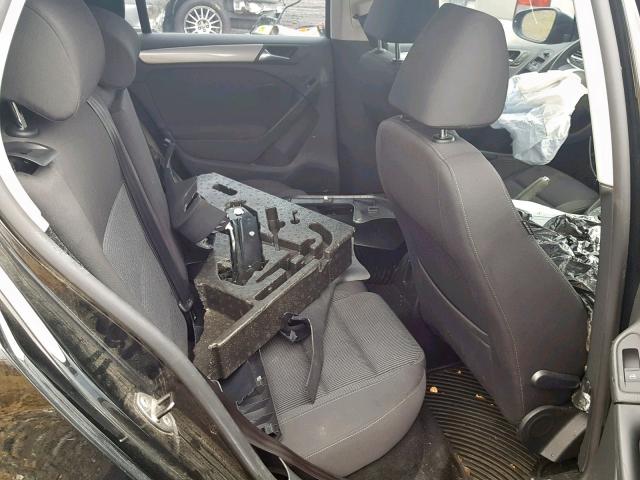 WVWDB7AJ8CW309454 - 2012 VOLKSWAGEN GOLF 黑色 照片 6