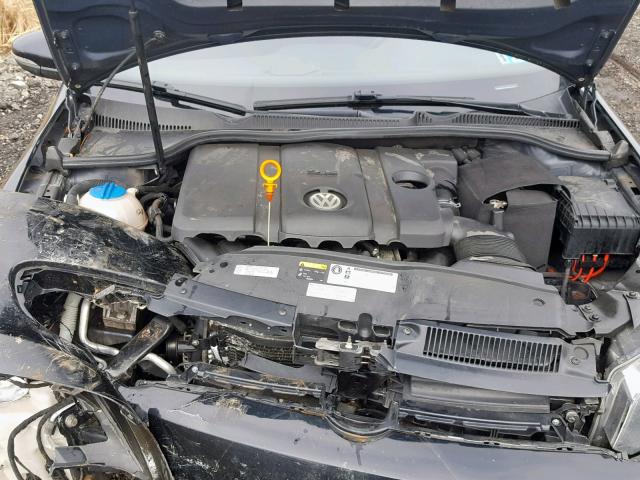 WVWDB7AJ8CW309454 - 2012 VOLKSWAGEN GOLF 黑色 照片 7