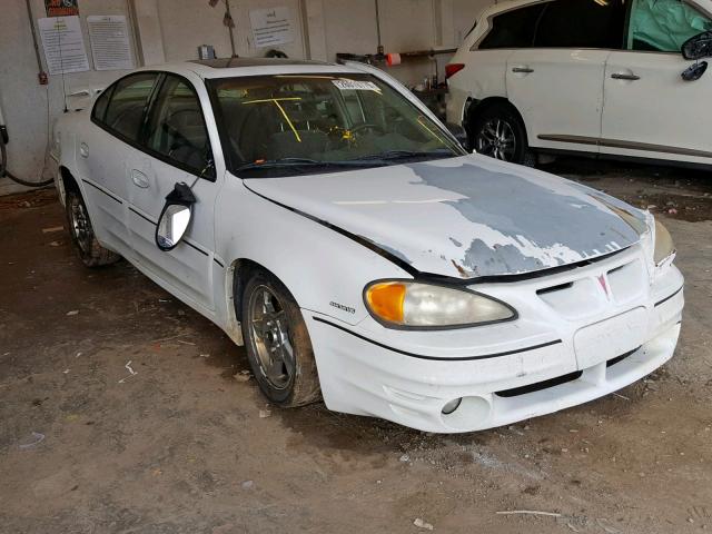 1G2NW52EX2M696182 - 2002 PONTIAC GRAND AM G WHITE photo 1