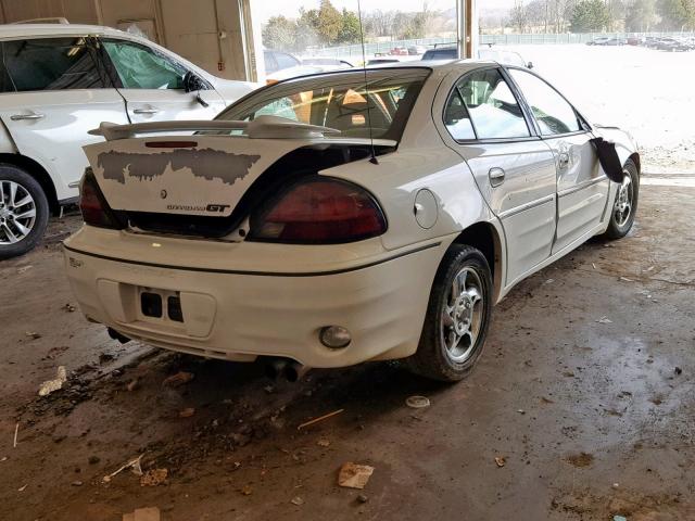 1G2NW52EX2M696182 - 2002 PONTIAC GRAND AM G WHITE photo 4