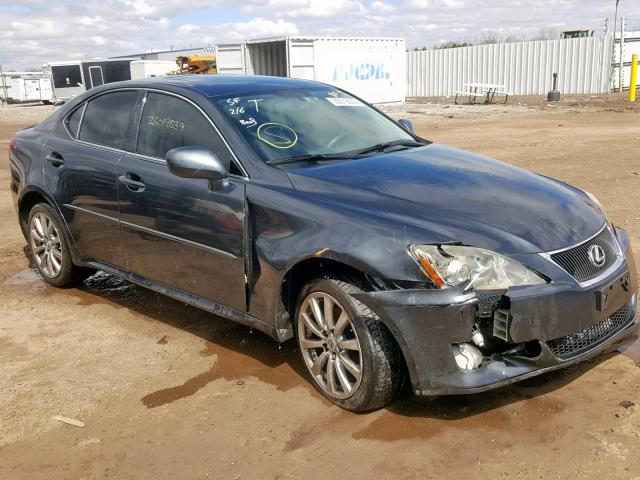 JTHCK262972011474 - 2007 LEXUS IS 250 GRAY photo 1