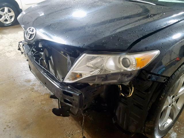 4T3ZK3BB0AU020960 - 2010 TOYOTA VENZA BASE BLACK photo 9