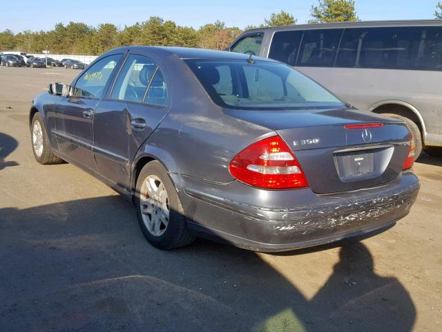 WDBUF56J16A817850 - 2006 MERCEDES-BENZ E 350 GRAY photo 3