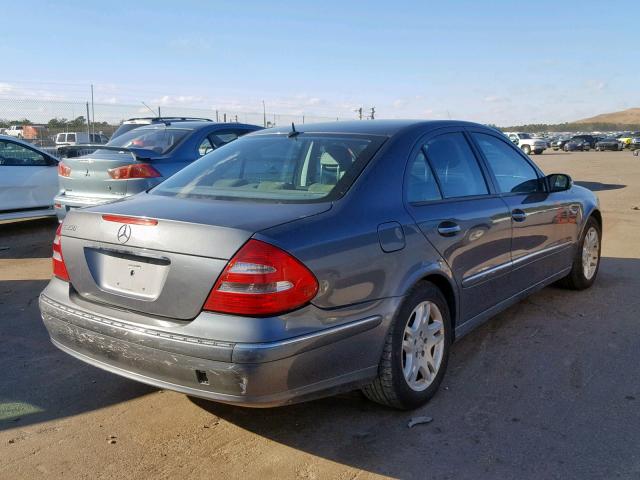 WDBUF56J16A817850 - 2006 MERCEDES-BENZ E 350 GRAY photo 4