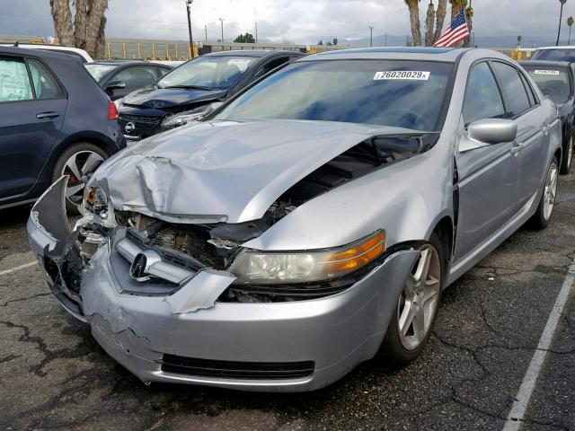 19UUA66216A053336 - 2006 ACURA 3.2TL SILVER photo 2