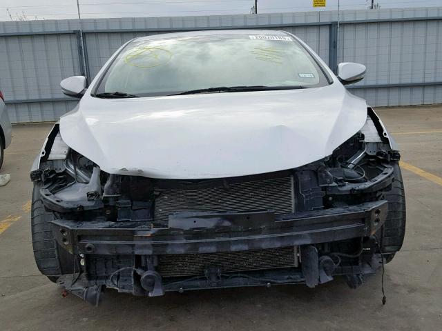 KMHDH4AH3EU044186 - 2014 HYUNDAI ELANTRA SE SILVER photo 9