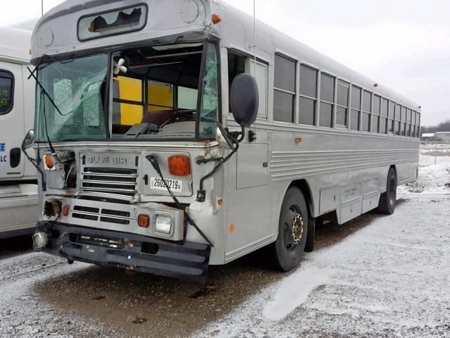 1BAAKCPA42F200971 - 2002 BLUE BIRD SCHOOL BUS GRAY photo 2