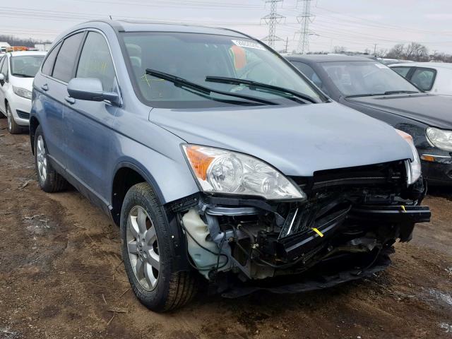 5J6RE48718L028475 - 2008 HONDA CR-V EXL BLUE photo 1