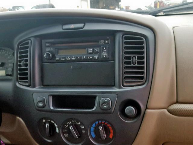 4F2YU06B51KM51107 - 2001 MAZDA TRIBUTE DX 栗色 照片 9