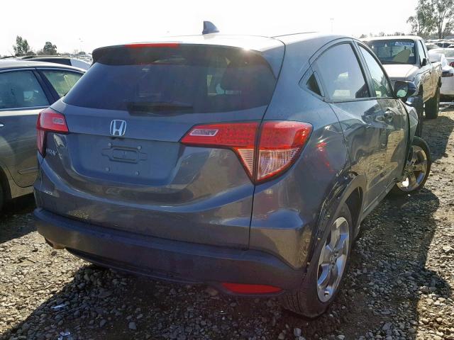 3CZRU5H57HG706196 - 2017 HONDA HR-V EX GRAY photo 4