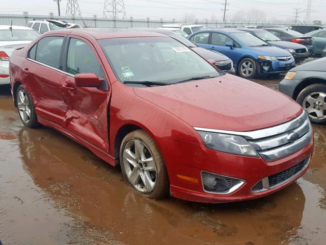 3FAHP0KC1AR205100 - 2010 FORD FUSION SPO RED photo 1