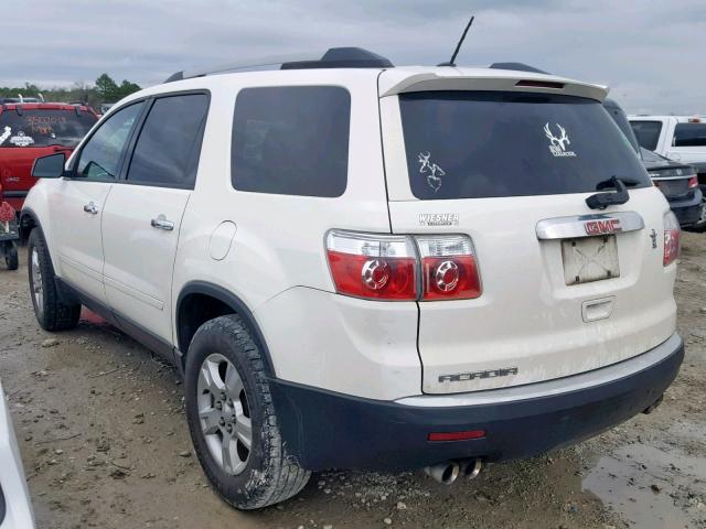 1GKKRNED8CJ228015 - 2012 GMC ACADIA SLE WHITE photo 3