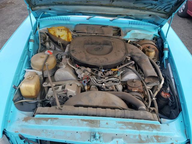 00010704412030490 - 1976 MERCEDES-BENZ 450 SL TEAL photo 7