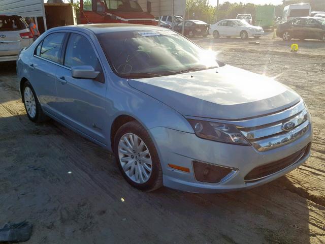 3FADP0L33AR384608 - 2010 FORD FUSION HYB BLUE photo 1