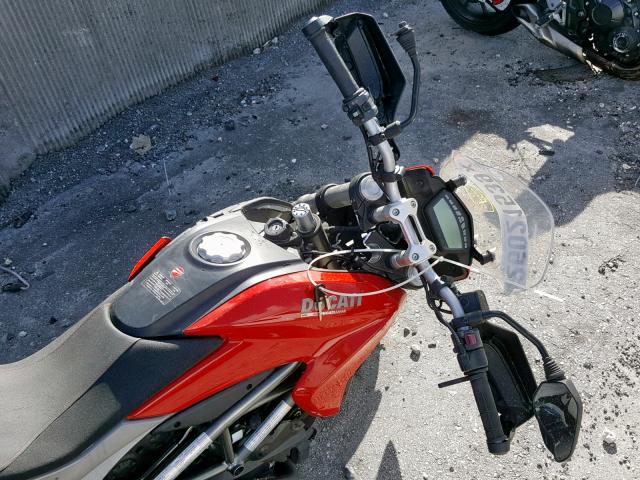 ZDM1YBJS5GB012799 - 2016 DUCATI HYPERMOTAR RED photo 5