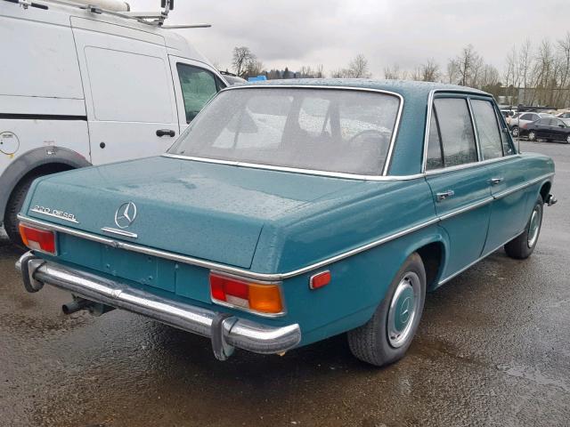 11511010070395 - 1969 MERCEDES-BENZ 220  GREEN photo 4