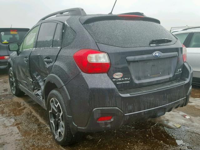 JF2GPADC4F8323063 - 2015 SUBARU XV CROSSTR GRAY photo 3