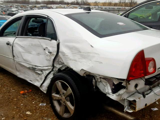 1G1ZC5EU8CF390752 - 2012 CHEVROLET MALIBU 1LT WHITE photo 10