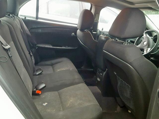 1G1ZC5EU8CF390752 - 2012 CHEVROLET MALIBU 1LT WHITE photo 6