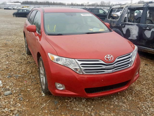 4T3BK11A29U004639 - 2009 TOYOTA VENZA BASE RED photo 1