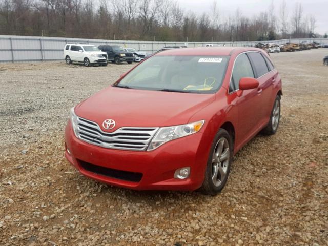 4T3BK11A29U004639 - 2009 TOYOTA VENZA BASE RED photo 2