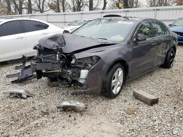 1G1ZA5EUXCF391522 - 2012 CHEVROLET MALIBU LS GRAY photo 2