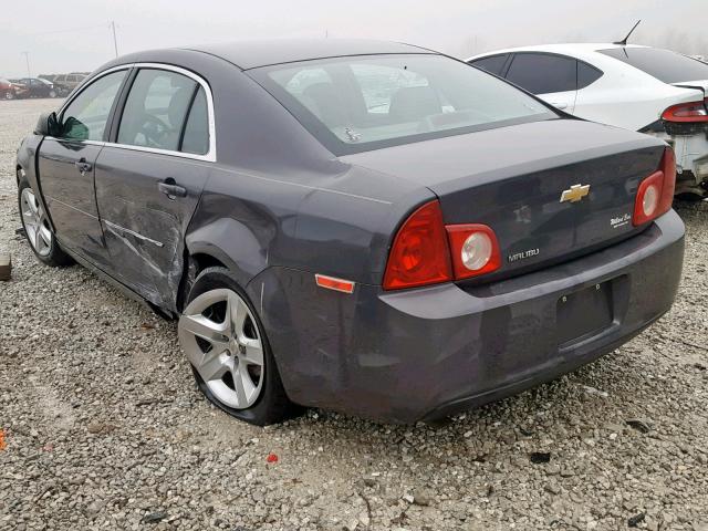 1G1ZA5EUXCF391522 - 2012 CHEVROLET MALIBU LS GRAY photo 3