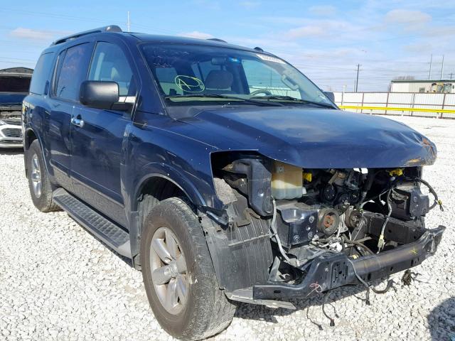 5N1BA0ND6DN614797 - 2013 NISSAN ARMADA SV BLUE photo 1