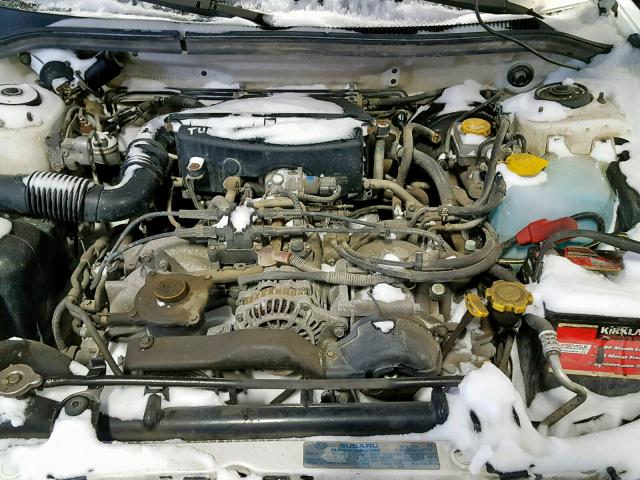 JF1SF65531H711280 - 2001 SUBARU FORESTER S WHITE photo 7