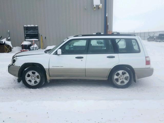 JF1SF65531H711280 - 2001 SUBARU FORESTER S WHITE photo 9