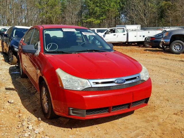 1FAHP35N38W223426 - 2008 FORD FOCUS SE RED photo 1