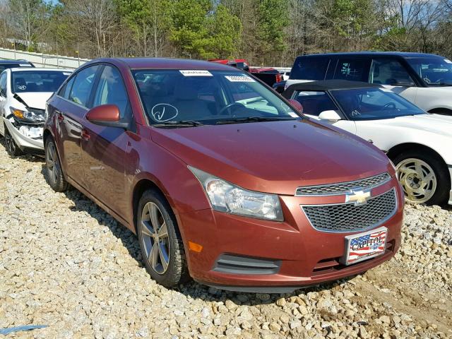 1G1PE5SB0D7190397 - 2013 CHEVROLET CRUZE LT RED photo 1