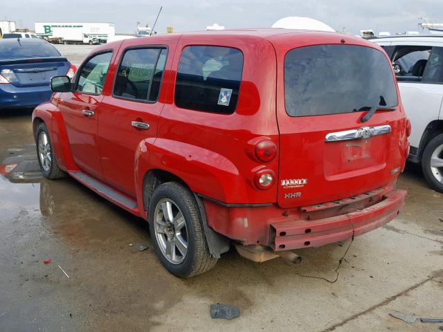 3GNCA23B69S544602 - 2009 CHEVROLET HHR LT RED photo 3