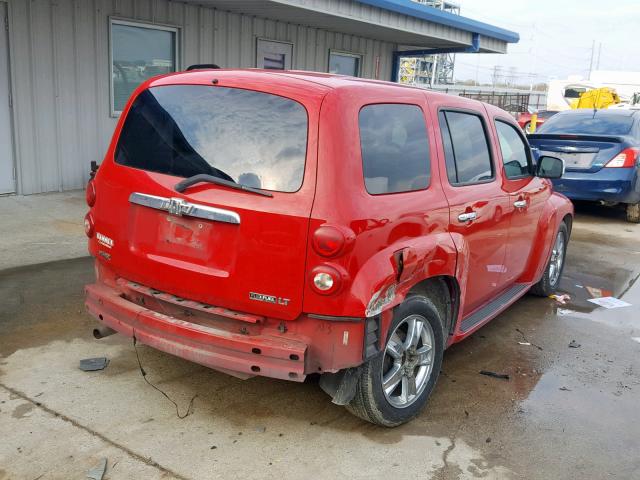 3GNCA23B69S544602 - 2009 CHEVROLET HHR LT RED photo 4