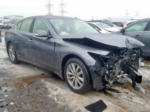 JN1BV7AR6FM417806 - 2015 INFINITI Q50 BASE GRAY photo 1