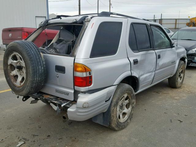 4S6CK58W4Y4410255 - 2000 HONDA PASSPORT E 银色 照片 4