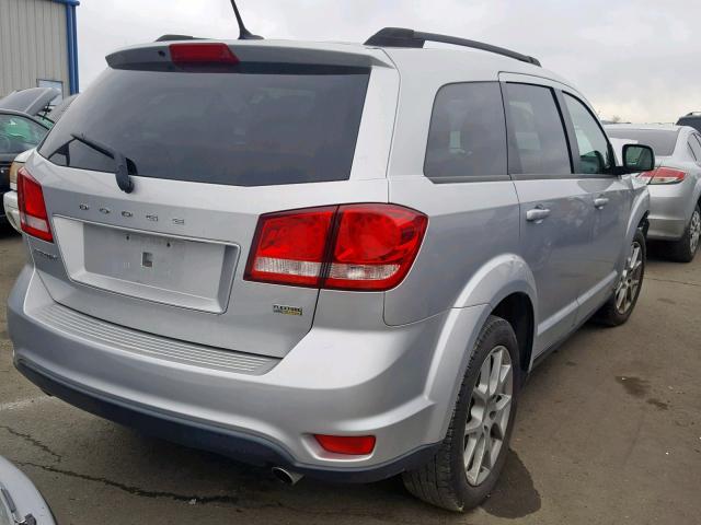 3D4PG1FG1BT538803 - 2011 DODGE JOURNEY MA SILVER photo 4