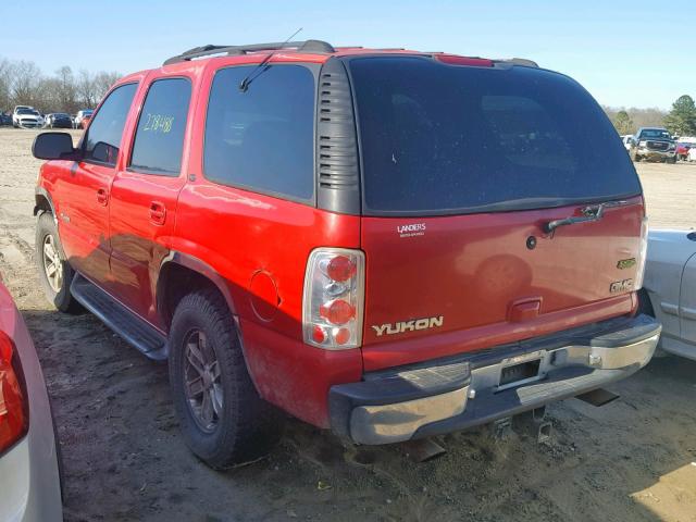 1GKEK13T81J123086 - 2001 GMC YUKON RED photo 3