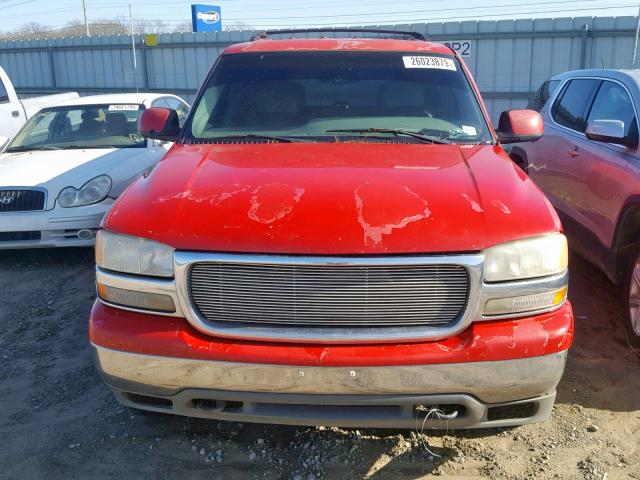 1GKEK13T81J123086 - 2001 GMC YUKON RED photo 7