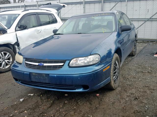 1G1ND52J83M589656 - 2003 CHEVROLET MALIBU BLUE photo 2