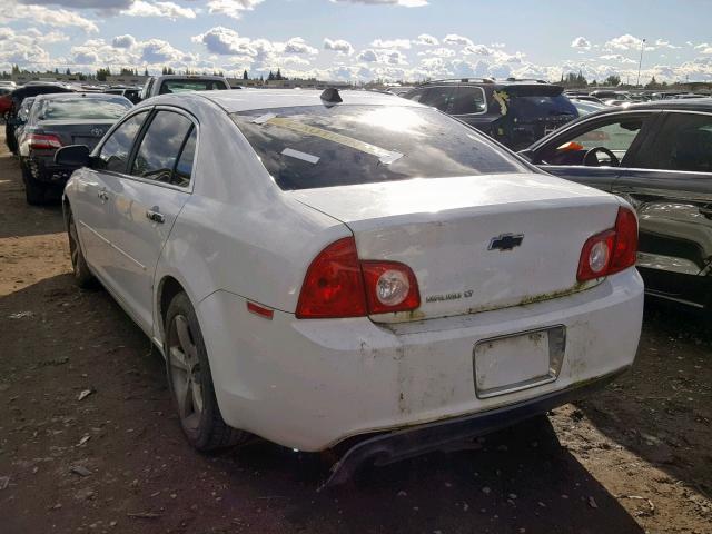 1G1ZC5E03CF192285 - 2012 CHEVROLET MALIBU 1LT თეთრი ფოტო 3